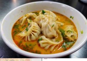 Jhol momo.