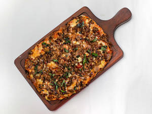 Sourdough Sicilian Pinsa Pizza Slice