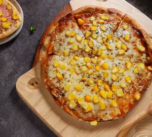 7 inch cheese corn pizza
