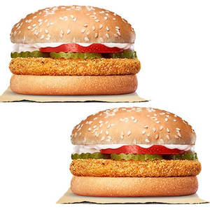 Double hoopes veg burger