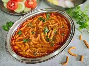 Sev Bhaji Thali