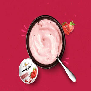 Strawberry Shrikhand- 450 Gm