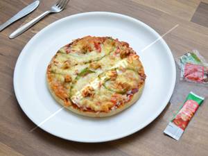 8" Mushroom Cheese Pizza