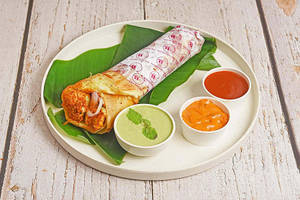 Double Egg Double Paneer Roll