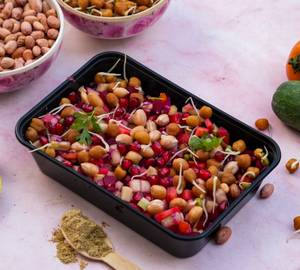 Boiled Peanut & Chana Salad