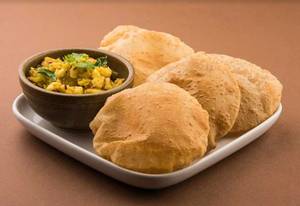 Dal Poori [2 Plates] with Chole Bhature [2 Plates]