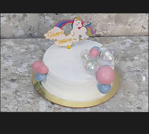 Unicorn Themed Birthday Cake