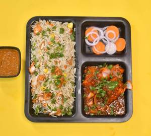 Chicken Fried Rice+ Chilli Chicken