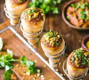 Pav Bhaji Cones (4 Cones)