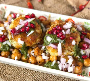 Chole Tikki Chaat 