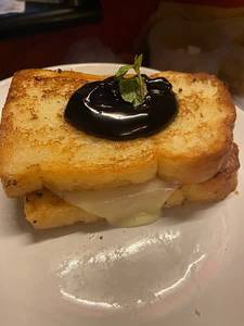 French Toast With Lemon Cream Cheese And Blueberry Compote