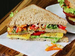 Veg Cheese Club Sandwich (sukun Special)