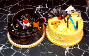 1 Pound Chocolate Cake + 1 Pound Butterscotch Cake