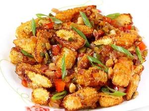 Jain Baby Corn Manchuria