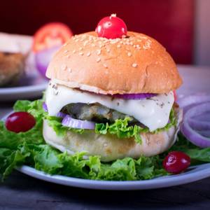 Veg. Cheese Burger 