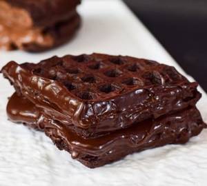 Dark Chocolate Overload Waffle (HALF)