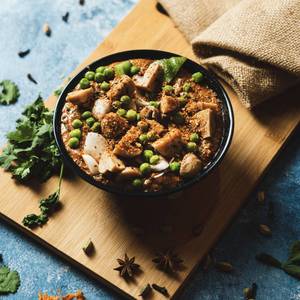 Mushroom Grean Peas Kadhai