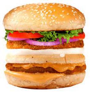 Double Tikki Cheese Burger
