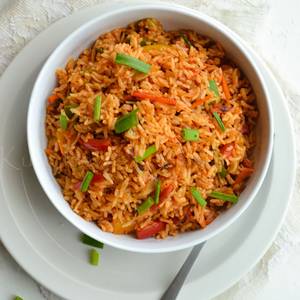 Schezwan Egg Fried Rice