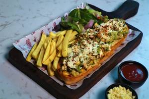 Open Chicken & Spinach Sandwich