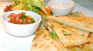 Vegetable Cheese Quesadilla