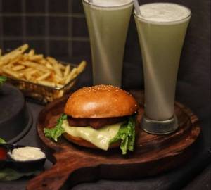 Bachelor Combo(1 French Fries Small+ 1 Regular Burger+1 Fresh Lime)