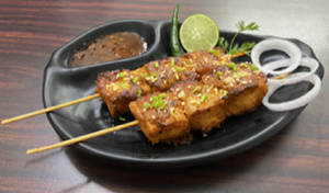 Chicken Satay (two Skewers - 6 Pcs)