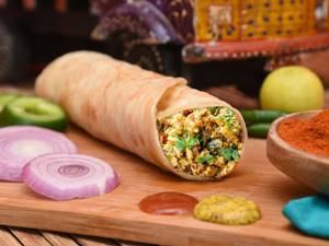 Paneer Bhurji Roll