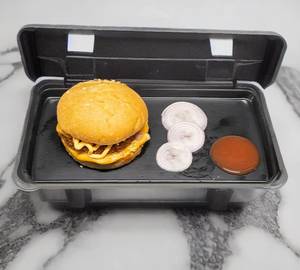 Schezwan Cheese Burger