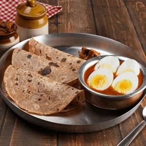 Egg Curry with Paratha