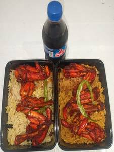 Mini Wings Mandi+Mini Wings Kabsa+Cold Beverage [250 ml]