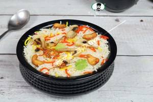 Mushroom pulao   