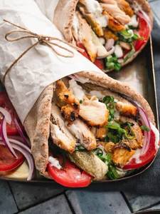 Double chicken sawarma