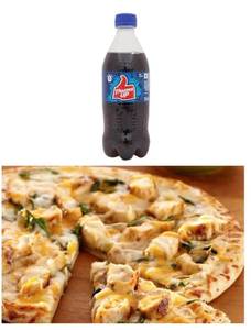 2 Chicken Pizza (medium 6 Slice ] + 2 Cold Drink250ml