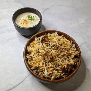 Oyster Mushroom Dum Biryani (vegan)