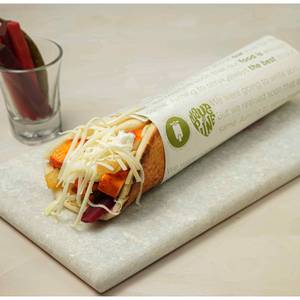 Cheesy Paneer Tikka Shawarma Roll