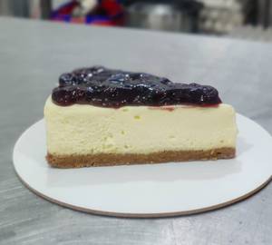 Gluten Free- Ny Style Blueberry Cheesecake Slice