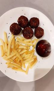 Falafal Served With Fries