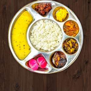 Veg rice thali