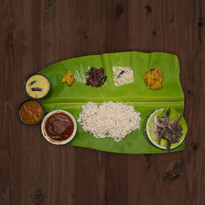 Fish Curry and fry Meal