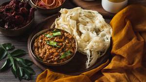 Mushroom Chettinad With Parotta