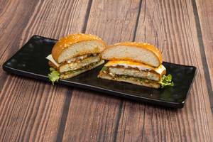 Spicy Paneer Cheese Burger