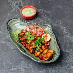 Char Grilled Paneer Tikka, House Salad