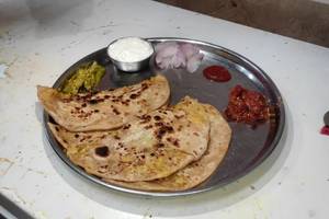2 Aloo Cheese Paratha Combo