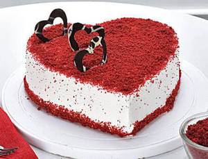 Red Velvet Heart Shape Cake[450]