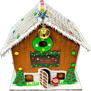 Christmas Gingerbread House Box