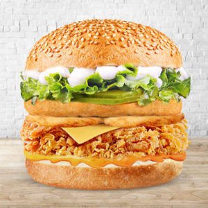 Double Chicken Bonanza Burger