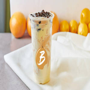 Mango Cream Cheese Bubble Tea