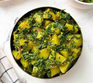 Alu Palak In Butter