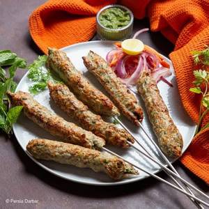 Chicken Seekh Kebab (6 Pieces)
